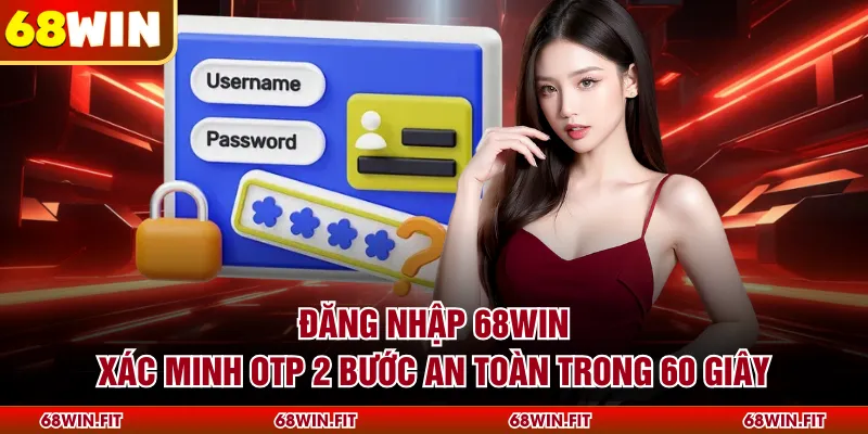 Đăng Nhập 68WIN - Xác Minh OTP 2 Bước An Toàn Trong 60 Giây